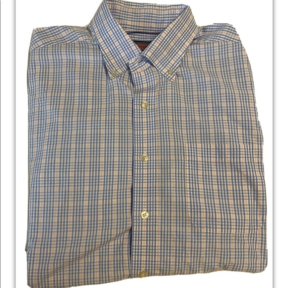Vineyard Vines Classic Murray Shirt/Pink/Blue Lg - Picture 4 of 5